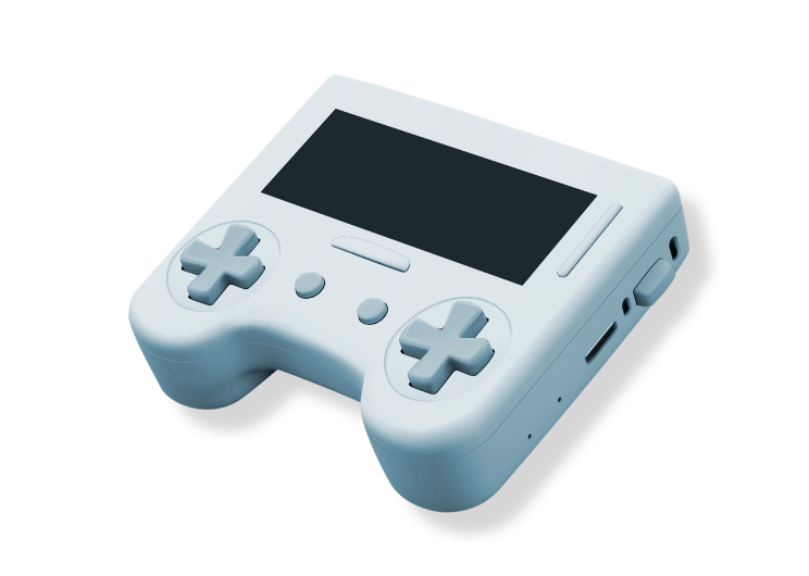 A gaming console controller representing Trinergy's UI/UX game design services