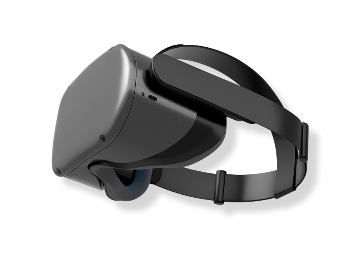 VR headset showcasing Trinergy's UI/UX immersive reality experiences for captivating